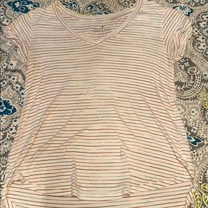 Short sleeve striped shirt